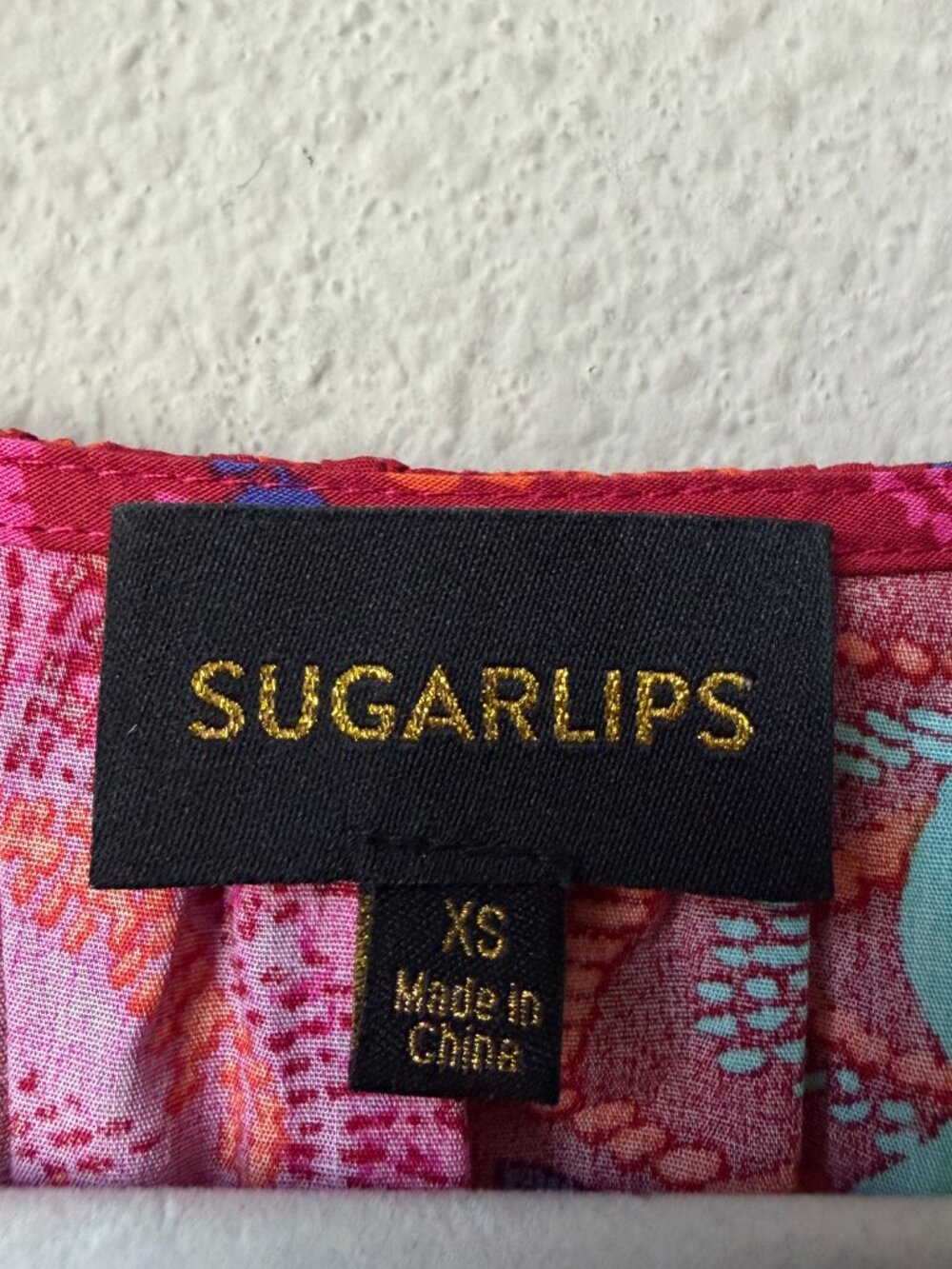 Sugarlips Palmer Cotton Poplin Maxi Dress in Raveena Size XS - Picture 5 of 7